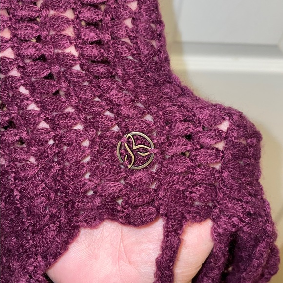 Prana Grapevine Jane infinity scarf fringe winter boho - Picture 4 of 7